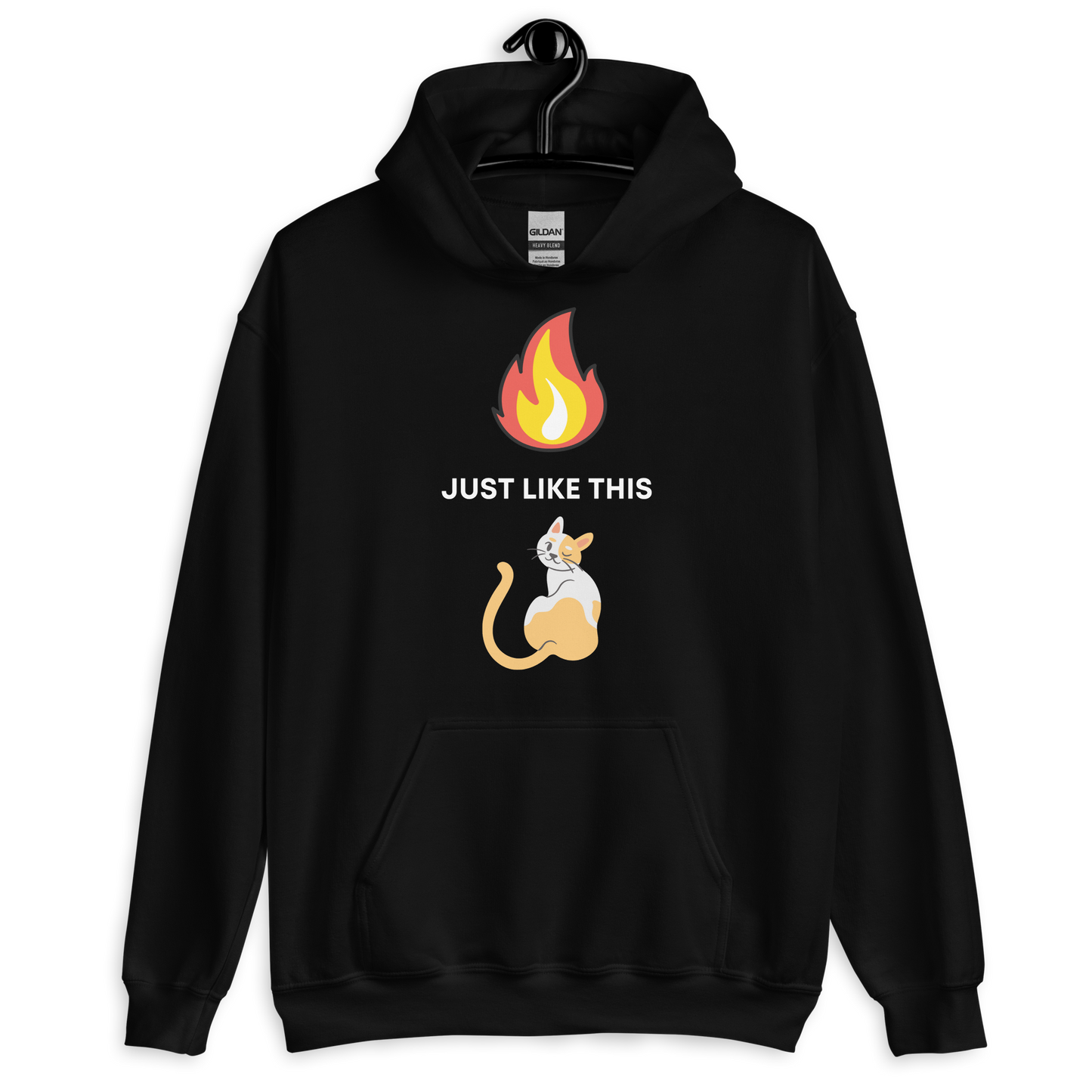 Fire Kitty Hoodie - Multiple Colors