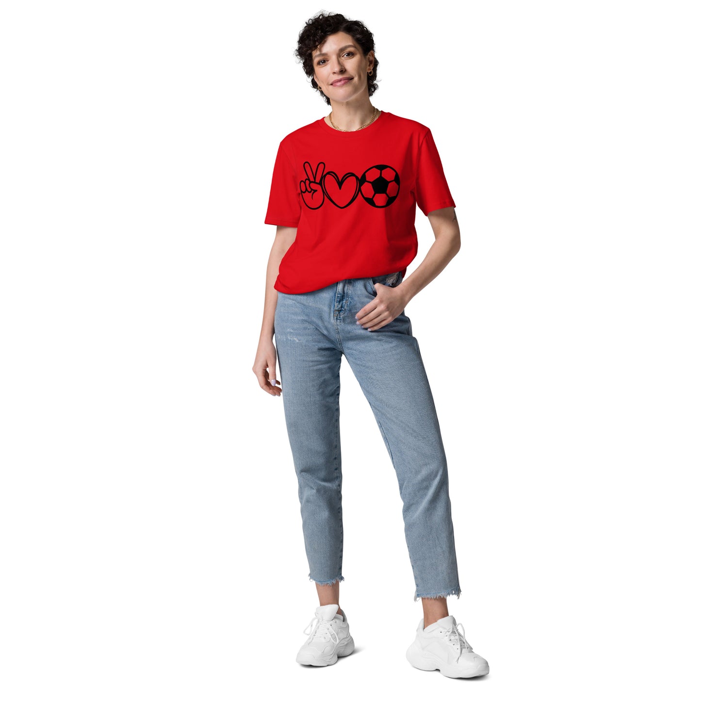 Love Soccer - Unisex organic cotton t-shirt