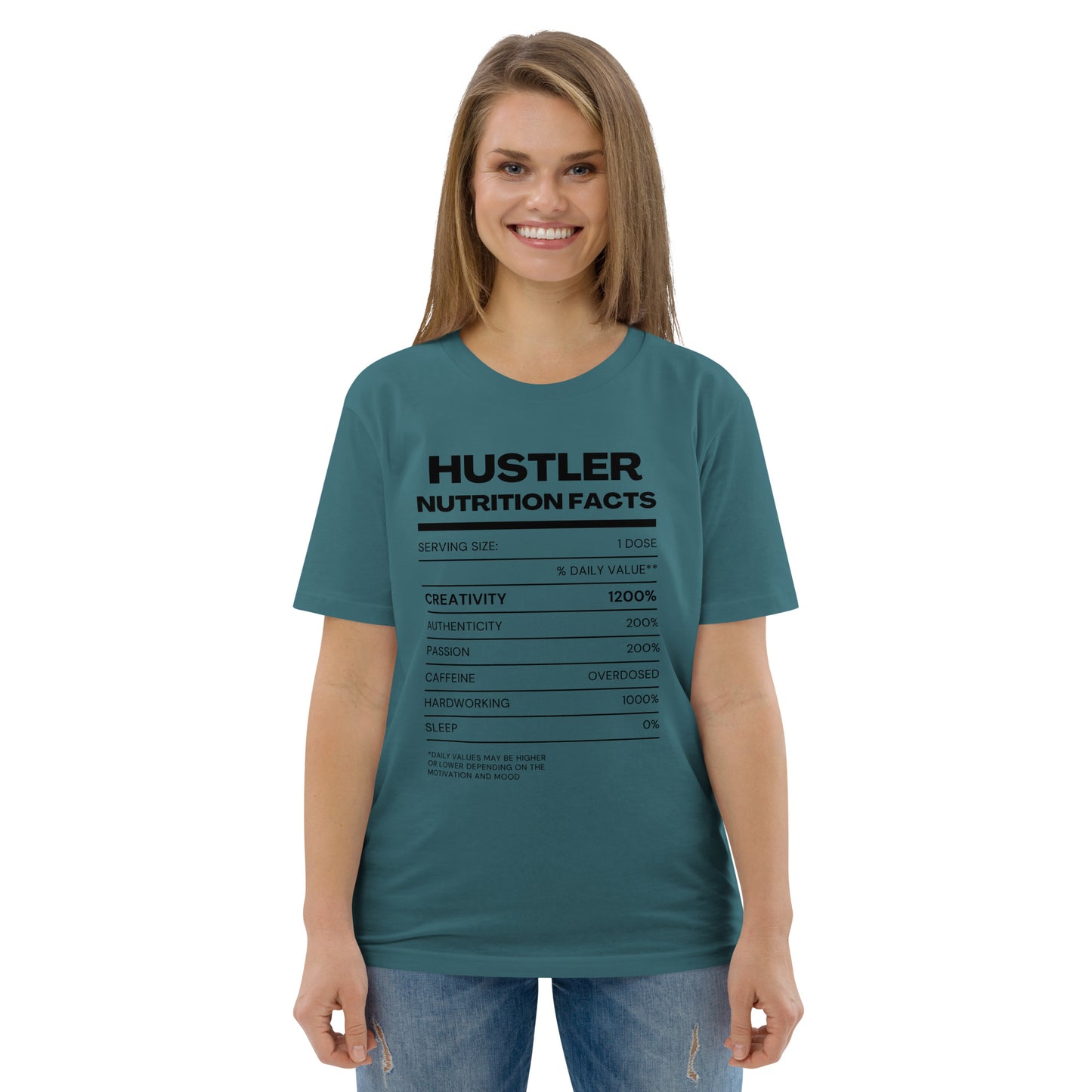 Hustler's Ingredients - Unisex organic cotton t-shirt