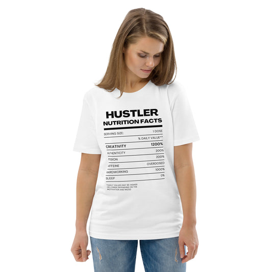 Hustler's Ingredients - Unisex organic cotton t-shirt